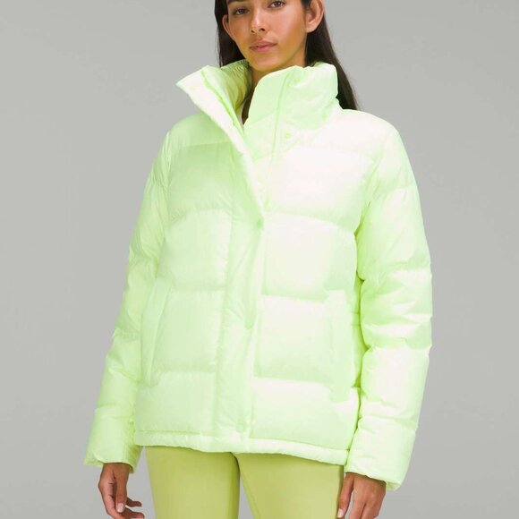 lululemon athletica Jackets & Blazers - Lululemon Women's Faded Zap Long Sleeve Wunder Down Puffer Jacket Size 0